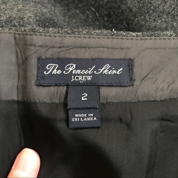 J Crew gray Pencil Skirt - Picture 4 of 5